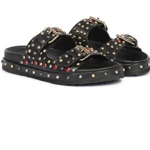 Saint G Chloe Studded Buckle Sandals size EU 40